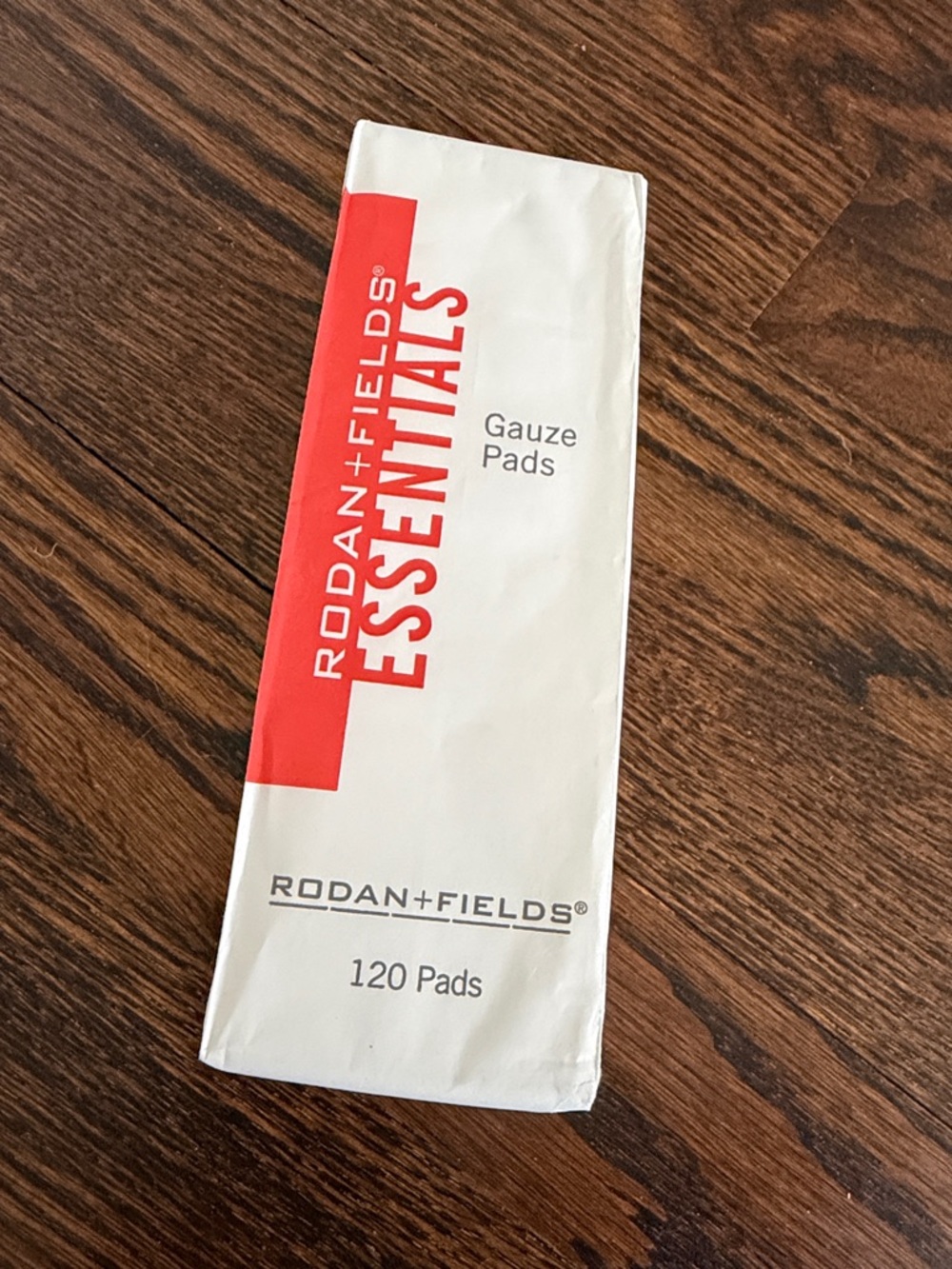 Rodan + Fields Gauze Pads - White with Red Panel